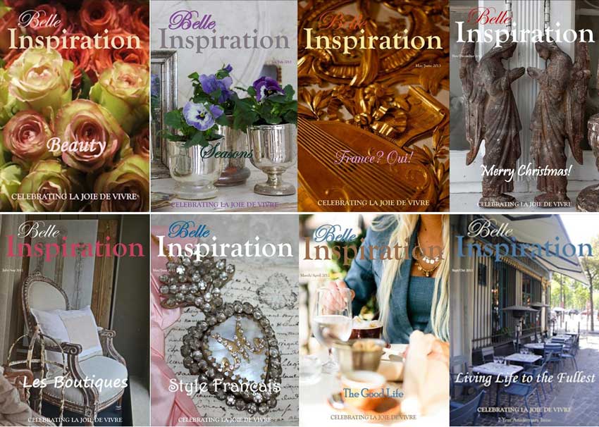 Subscribe Now, Belle Inspiration magazne covers